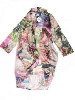 ALEMBIKA FloralSheer Cardigan,